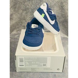 Nike AF1 crib shoe sz 3C midnight navy